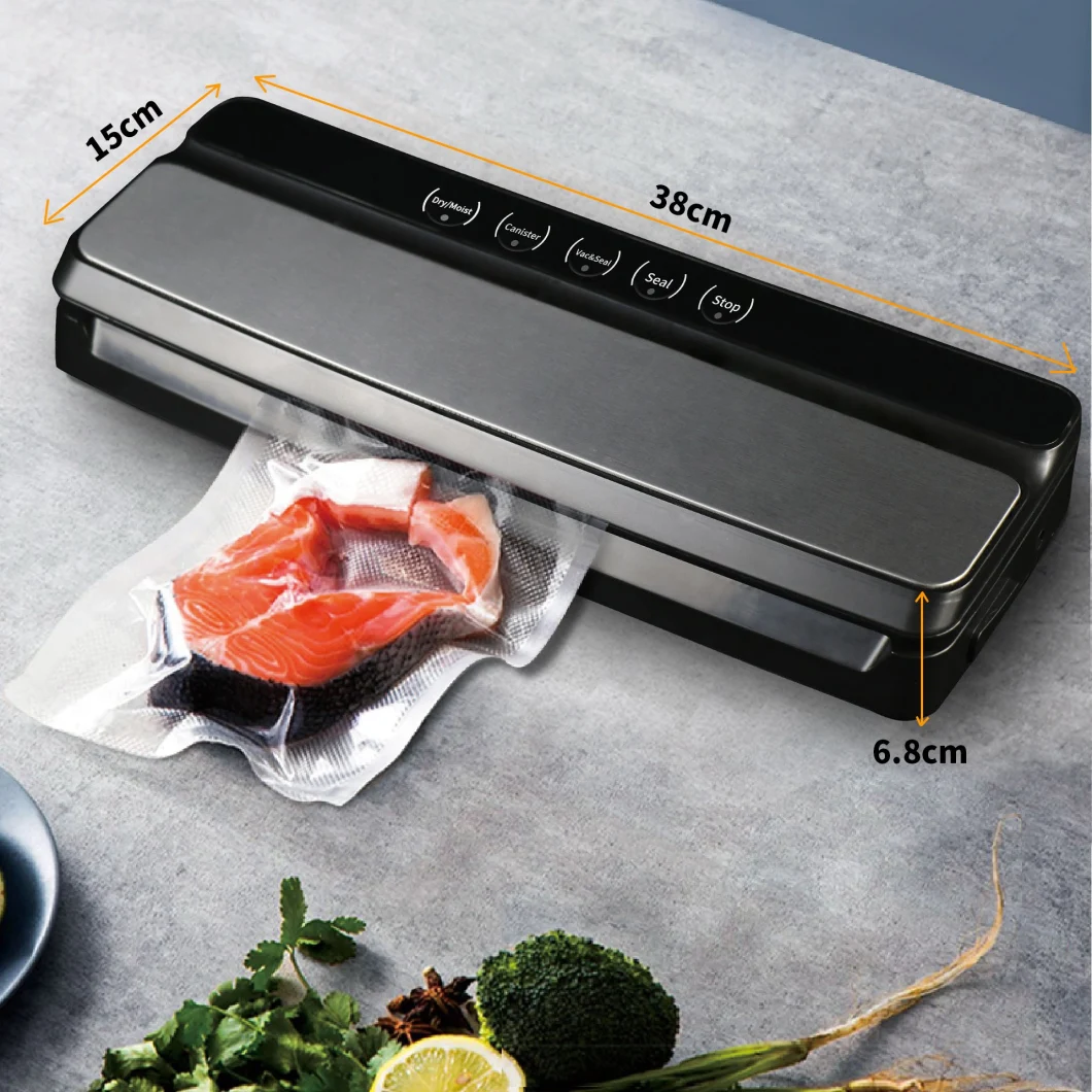 Ootd CE Certified Stainless Steel Food Saver Vacuum Packing Machine