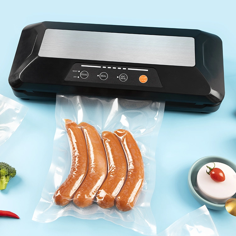 Fully Functional Vacuum Sealer Dry and Wet Food Settings with Built-in Knife Entry Kit for Inching Control and Overheating Protection